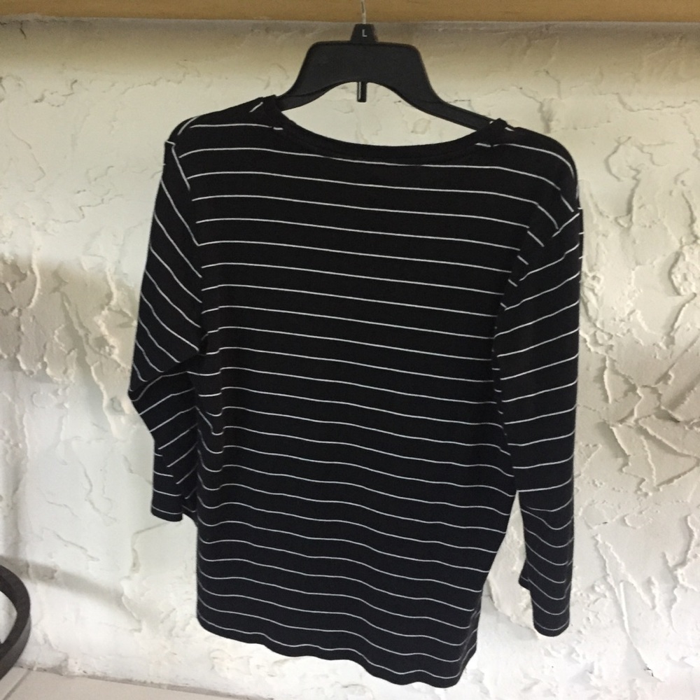 Tommy Hilfiger Striped 3/4 Sleeve Tee - Picture 4 of 4